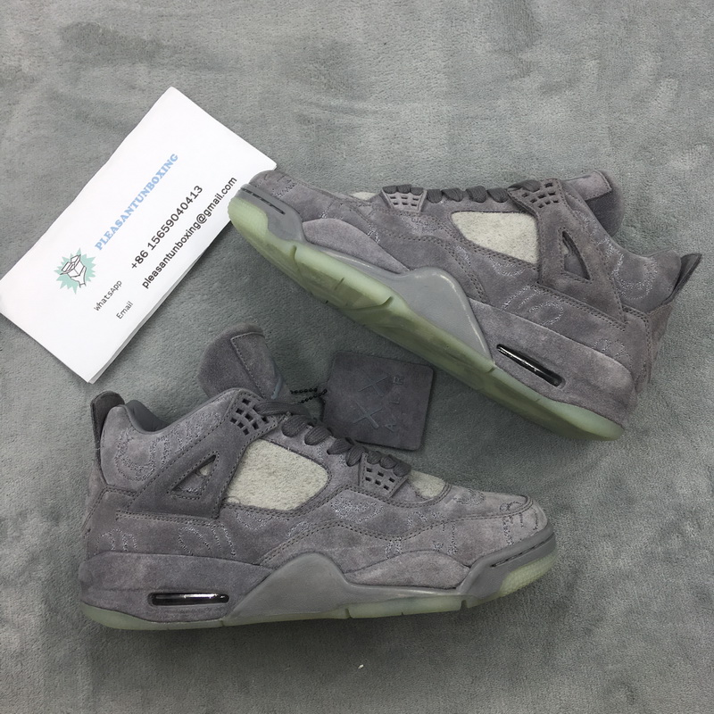 Authentic KAWS x Air Jordan 4 “Cool Grey”